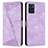 Custodia Portafoglio In Pelle Cover con Supporto Y07X per Motorola Moto E22 Viola