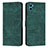 Custodia Portafoglio In Pelle Cover con Supporto Y07X per Motorola Moto E22S Verde