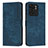 Custodia Portafoglio In Pelle Cover con Supporto Y07X per Motorola Moto Edge (2023) 5G Blu