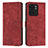 Custodia Portafoglio In Pelle Cover con Supporto Y07X per Motorola Moto Edge (2023) 5G Rosso