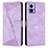 Custodia Portafoglio In Pelle Cover con Supporto Y07X per Motorola Moto Edge 30 Lite 5G Viola