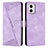 Custodia Portafoglio In Pelle Cover con Supporto Y07X per Motorola Moto G 5G (2023) Viola