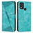 Custodia Portafoglio In Pelle Cover con Supporto Y07X per Nokia C22 Verde