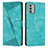 Custodia Portafoglio In Pelle Cover con Supporto Y07X per Nokia G42 5G Verde