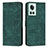 Custodia Portafoglio In Pelle Cover con Supporto Y07X per OnePlus 10R 5G Verde