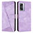 Custodia Portafoglio In Pelle Cover con Supporto Y07X per Oppo A57 5G Viola