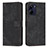 Custodia Portafoglio In Pelle Cover con Supporto Y07X per Realme 10 4G Nero