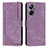 Custodia Portafoglio In Pelle Cover con Supporto Y07X per Realme 10 Pro 5G Viola