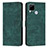 Custodia Portafoglio In Pelle Cover con Supporto Y07X per Realme 7i RMX2193 Verde