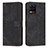 Custodia Portafoglio In Pelle Cover con Supporto Y07X per Realme 8 4G Nero