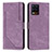 Custodia Portafoglio In Pelle Cover con Supporto Y07X per Realme 8 4G Viola