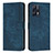 Custodia Portafoglio In Pelle Cover con Supporto Y07X per Realme 9 Pro+ Plus 5G Blu