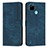 Custodia Portafoglio In Pelle Cover con Supporto Y07X per Realme C21Y Blu