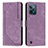 Custodia Portafoglio In Pelle Cover con Supporto Y07X per Realme C31 Viola