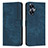 Custodia Portafoglio In Pelle Cover con Supporto Y07X per Realme C55 Blu