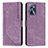 Custodia Portafoglio In Pelle Cover con Supporto Y07X per Realme Narzo 50A Prime Viola