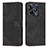 Custodia Portafoglio In Pelle Cover con Supporto Y07X per Realme Narzo N53 Nero