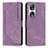 Custodia Portafoglio In Pelle Cover con Supporto Y08X per Huawei Honor 90 5G Viola