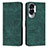 Custodia Portafoglio In Pelle Cover con Supporto Y08X per Huawei Honor 90 Lite 5G Verde