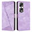 Custodia Portafoglio In Pelle Cover con Supporto Y08X per Huawei Honor 90 Pro 5G Viola