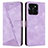 Custodia Portafoglio In Pelle Cover con Supporto Y08X per Huawei Honor X6a Viola