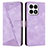 Custodia Portafoglio In Pelle Cover con Supporto Y08X per Huawei Honor X8a 4G Viola