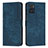 Custodia Portafoglio In Pelle Cover con Supporto Y08X per Motorola Moto E22 Blu