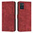 Custodia Portafoglio In Pelle Cover con Supporto Y08X per Motorola Moto E22 Rosso