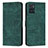 Custodia Portafoglio In Pelle Cover con Supporto Y08X per Motorola Moto E22 Verde