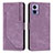 Custodia Portafoglio In Pelle Cover con Supporto Y08X per Motorola Moto Edge 30 Lite 5G Viola