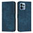 Custodia Portafoglio In Pelle Cover con Supporto Y08X per Motorola Moto Edge Plus (2023) 5G Blu