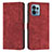 Custodia Portafoglio In Pelle Cover con Supporto Y08X per Motorola Moto Edge Plus (2023) 5G Rosso