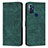 Custodia Portafoglio In Pelle Cover con Supporto Y08X per Motorola Moto G Play (2023) Verde