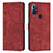 Custodia Portafoglio In Pelle Cover con Supporto Y08X per Motorola Moto G Power (2022) Rosso