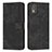 Custodia Portafoglio In Pelle Cover con Supporto Y08X per Nokia C02 Nero