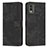 Custodia Portafoglio In Pelle Cover con Supporto Y08X per Nokia C210 Nero