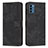 Custodia Portafoglio In Pelle Cover con Supporto Y08X per Nokia C300 Nero