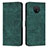 Custodia Portafoglio In Pelle Cover con Supporto Y08X per Nokia G10 Verde