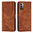 Custodia Portafoglio In Pelle Cover con Supporto Y08X per Nokia G11