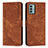 Custodia Portafoglio In Pelle Cover con Supporto Y08X per Nokia G22