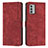 Custodia Portafoglio In Pelle Cover con Supporto Y08X per Nokia G42 5G Rosso