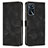 Custodia Portafoglio In Pelle Cover con Supporto Y08X per Oppo A16 Nero