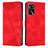 Custodia Portafoglio In Pelle Cover con Supporto Y08X per Oppo A16 Rosso