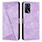 Custodia Portafoglio In Pelle Cover con Supporto Y08X per Oppo A16 Viola