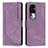 Custodia Portafoglio In Pelle Cover con Supporto Y08X per Oppo Reno10 Pro+ Plus 5G Viola