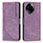 Custodia Portafoglio In Pelle Cover con Supporto Y08X per Realme 11 5G Viola