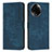 Custodia Portafoglio In Pelle Cover con Supporto Y08X per Realme V50 5G Blu