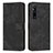 Custodia Portafoglio In Pelle Cover con Supporto Y08X per Sony Xperia 1 V Nero