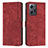 Custodia Portafoglio In Pelle Cover con Supporto Y08X per Xiaomi Redmi Note 12 4G Rosso