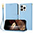 Custodia Portafoglio In Pelle Cover con Supporto Y09X per Apple iPhone 15 Pro